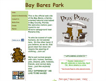 Tablet Screenshot of baybares.com